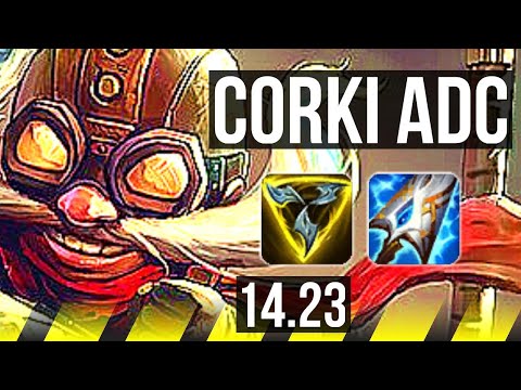 CORKI & Alistar vs VARUS & Nautilus (ADC) | KR Master | 14.23