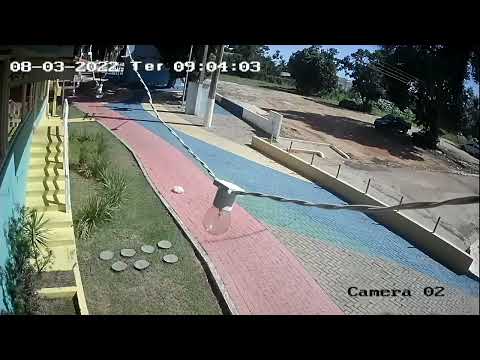 Câmaras de segurança flagram idoso sendo sequestrado em Coxim