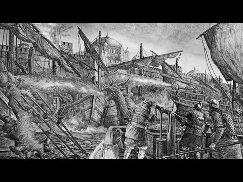The Day Byzantium Burned Its Enemies with the Sea on Fire
