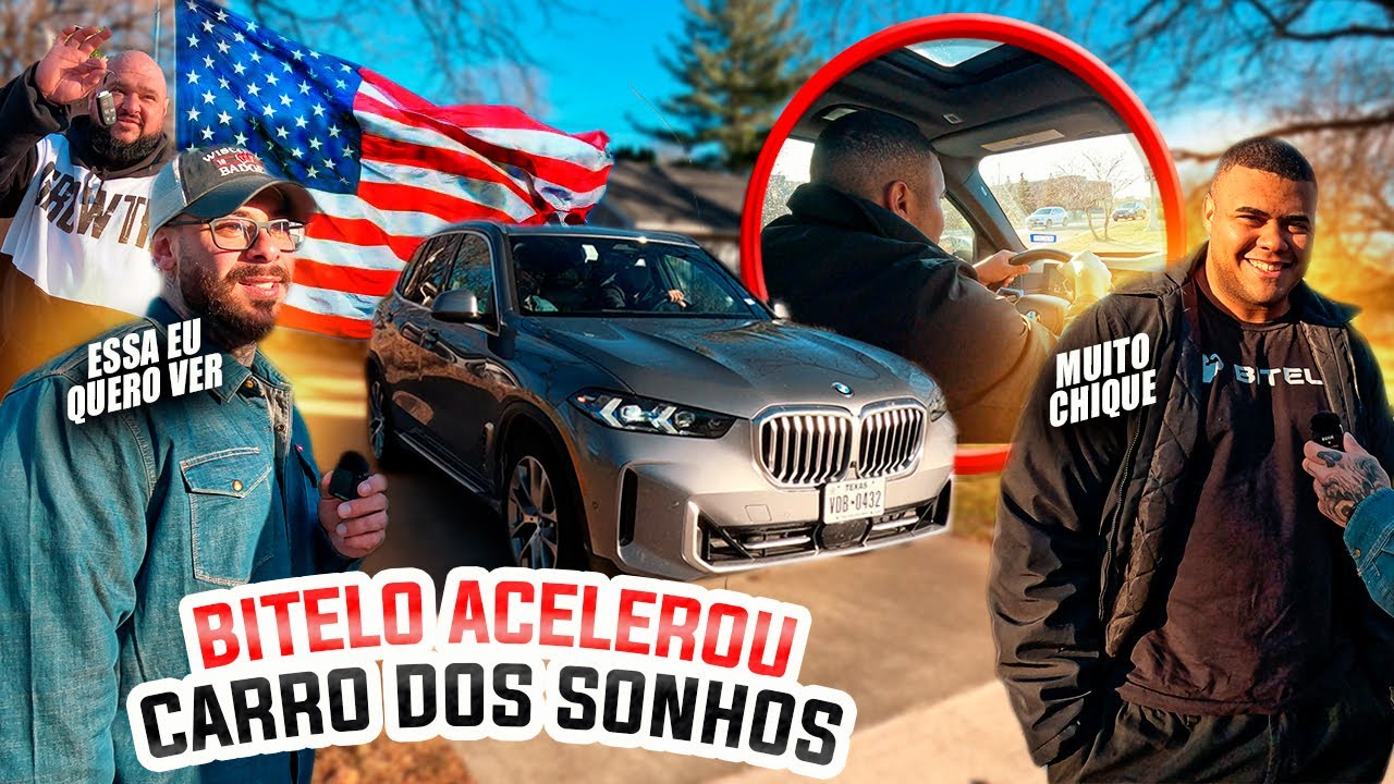 BITELO TESTOU O CARRO DOS SONHOS NOS EUA COM STRONDA