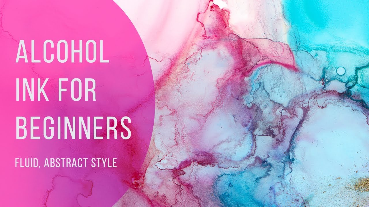 Fluid Art - Alcohol Ink Process Video - Skillshare Tutorial