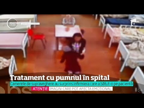 Imagini şocante într-un spital din Capitală. O pacientă este bătută crunt chiar de infirmieră