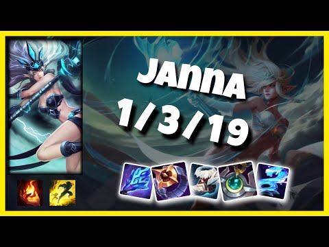 Janna 11.2 Gameplay Challenger Replay S11 Support (1/3/19) - OCE