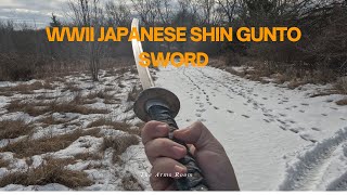 Download lagu 4K   WWII Japanese Shin Gunto Sword mp3