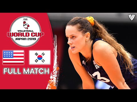 USA 🆚 Korea - Full Match | Women’s Volleyball World Cup 2019