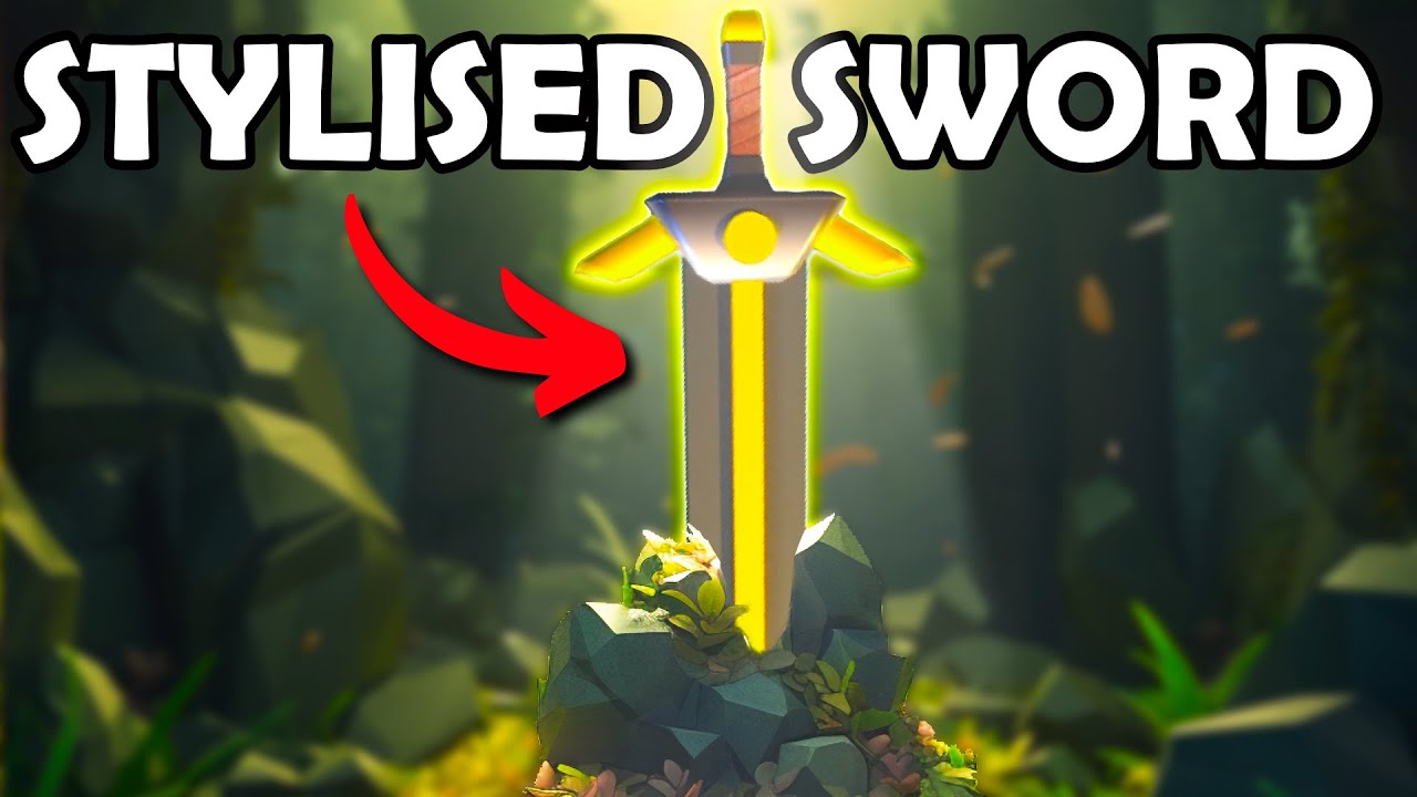 How to make a 3D Stylized Sword in under 10min! *Sloyd AI*