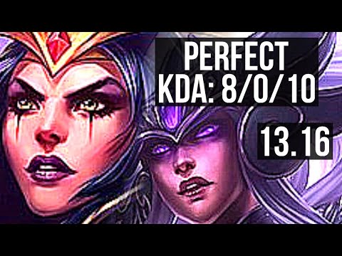 LEBLANC vs SYNDRA (MID) | 8/0/10, 2.4M mastery, Rank 9 LeBlanc, Legendary | TR Master | 13.16