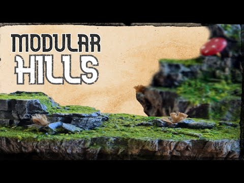 How to make CHEAP & EASY hills for wargaming