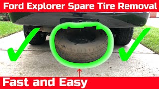 How To Remove Spare Tire on Ford Explorer