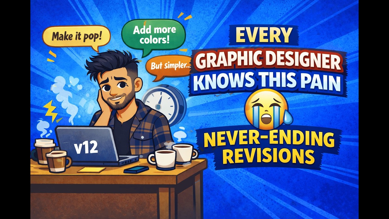 Every Graphic Designer Knows This Pain 😭 | Never-Ending Revisions