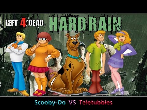 【Left 4 Dead 2】Scooby doo Vs Teletubbies HARD RAIN #5 ft.XFahSaiX Mr.jojo