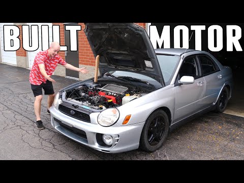 Firing up the BUILT EJ205 in the WRX! SOUNDS INCREDIBLE!