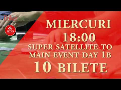 Miercuri 27 Ianuarie  ora 18:00 Satellite Main Event Grand 300 day 1B