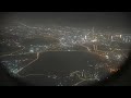 Night Arrival On Dubai Airport With Great Views Of Burj Khalifa