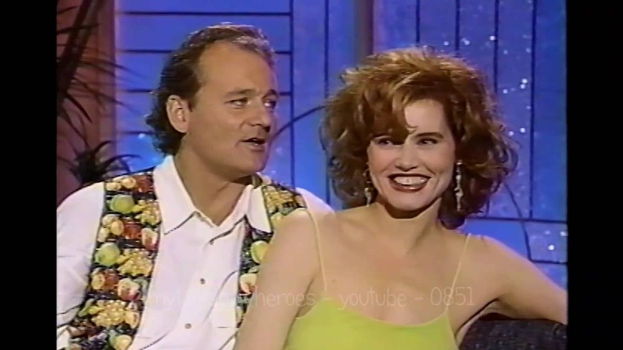 BILL MURRAY & GEENA DAVIS have FUN with ARSENIO - YouTube