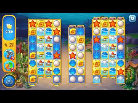 Fishdom level 84 Gameplay (iOS Android)