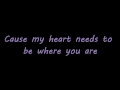 Avalon - I Don't Want To Go w/ lyrics