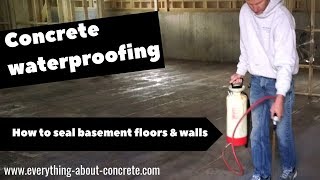 How To Seal and Waterproof Your Basement Floor and Walls