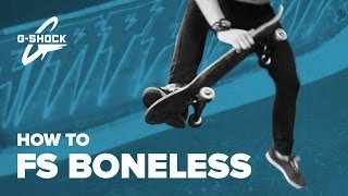 Обучение трюку fs boneless - Видео онлайн