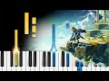 The Legend of Zelda: Tears of the Kingdom - Main Theme - Piano Tutorial