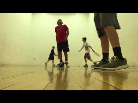 Racquetball gone wrong