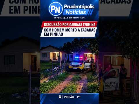 Discussão por garrafa termina em homicídio em Pinhão Paraná