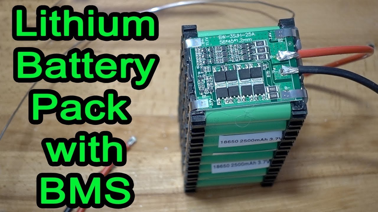 How to build an 18650 Lithium Battery Pack with BMS.
