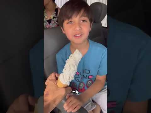 1 family shares 1 truffle ice cream đŠ