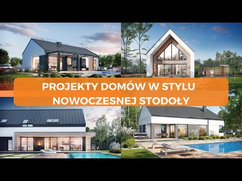 Projekty domów w stylu nowoczesnej stodoły I ARCHON+ Projekty Domów