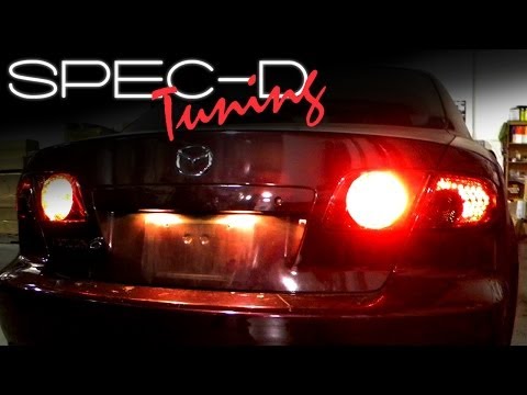 SPECDTUNING INSTALLATION VIDEO: 2002-2008 MAZDA 6 LED TAILLIGHTS