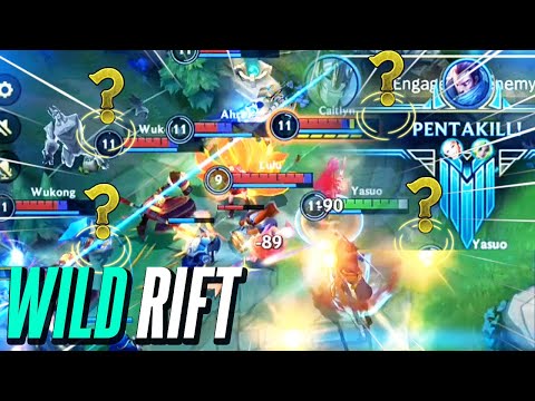 PENTAKILL AGAIN WITH YASUO ON DIAMOND 1 - WILD RIFT  - BUILD & RUNES