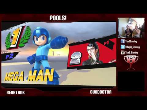 Top 8 (Feb 7, 2016) - POOLS: Beartank (Bayonetta) vs. BugDoctor (Mega Man)
