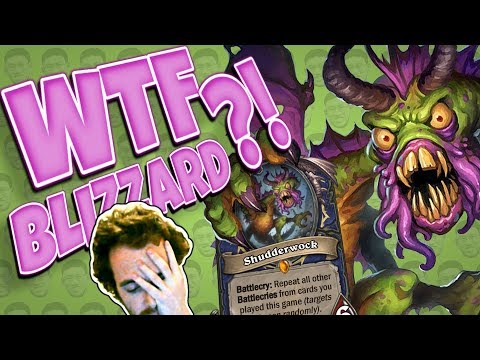 SHUDDERWOCK IS NUTS! Blizzard... Just... Why? - Standard Constructed - The Witchwood