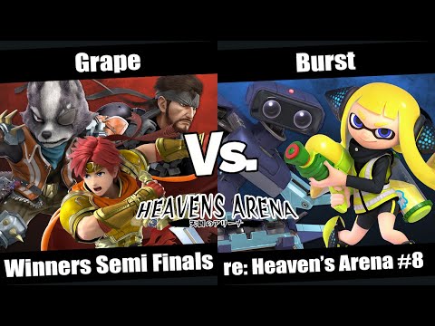 re: Heaven's Arena #8 Winners Semi Finals - Grape (Roy, Wolf, Snake) vs Burst (R.O.B, Inkling)