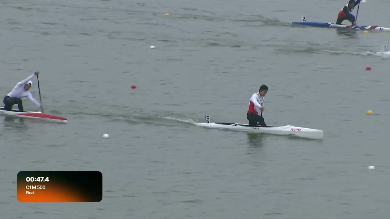 Shengyue Wu storms to the men’s C1 500m title / 2026 Super Cup Hangzhou China