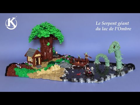 Le Serpent géant du lac de l'ombre - Kaamelott (lego moc)