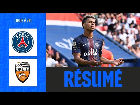 FC PSG Paris Saint Germain 2-2 FC Lorient Bretagne...