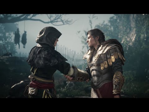 Assassin's Creed Odyssey X Valhalla Crossover Stories All Cutscenes Kassandra and Eivor's Journey