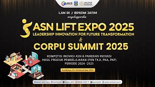 Download lagu ASN Leadership Innovation for Transformation (LIFT) Expo  dan ASN CorpU Summit 2025 mp3