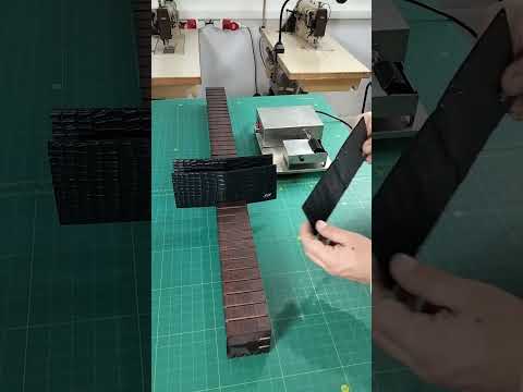 Crafting a luxury wallet from genuine alligator leather. #AlligatorWallet #ExoticLeather #Handmade