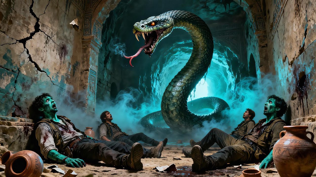 【MULTISUB】【悬疑冒险】鬼洞守護者詛咒之力強大，蛇頭斷掉後仍保持攻擊，探險小隊成員被咬立刻死亡.#?