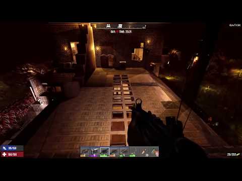 7 Days To Die   Day Nineteen Horde Night 64 Zombies