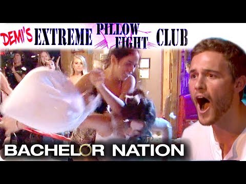 Demi's EXTREME Pillow Fight Club! | The Bachelor