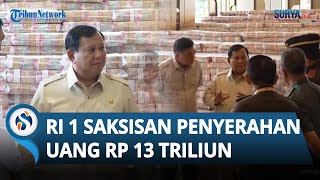 Penampakan Tumpukan Uang Rp 13,2 Triliun dari Kasus Korupsi CPO, Disaksikan Langsung Prabowo