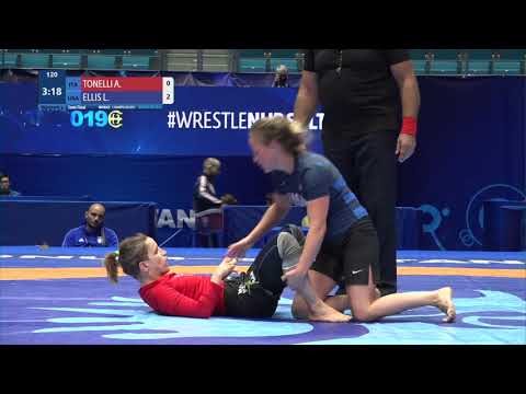 1/2 Women's GP No-Gi - 53 kg: A. TONELLI (ITA) v. L. ELLIS (USA)