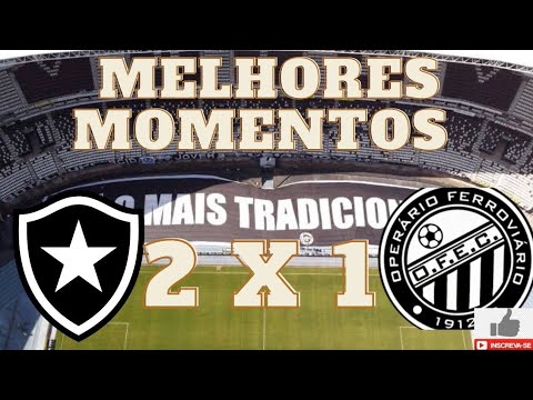 Melhores momentos Botafogo 2 X 1 operário! o glorioso de volta a série A!