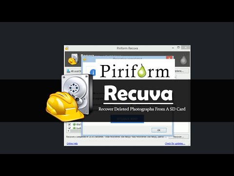 How To Recover Deleted Photographs From A SD Card?