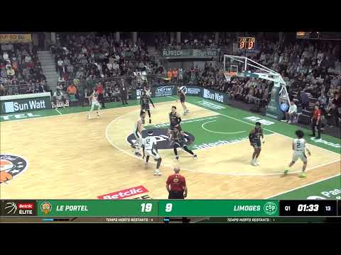 Terry Allen Full Game: ESSM Le Portel vs Limoges CSP Elite Betclic Elite 1-20-22
