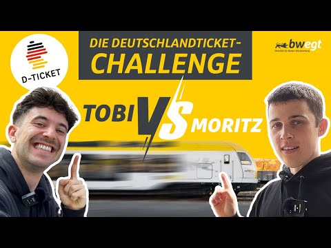 Tobi vs. Moritz – die Deutschland-Ticket-Challenge