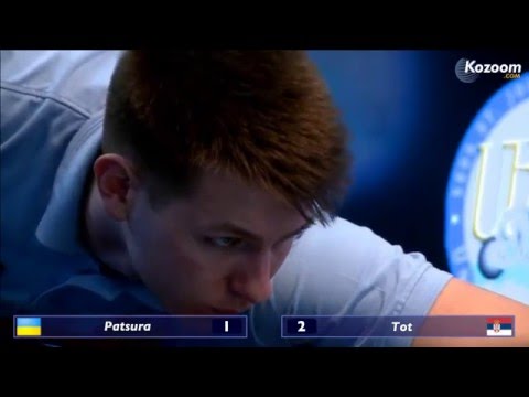 Evropsko prvenstvo 2016 8 Ball polufinale Tot vs Patsura